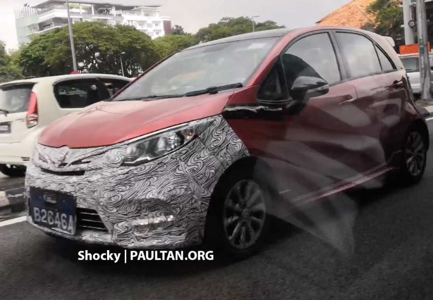谍照：小改款 Proton Iriz 再度现身测试，前后保险杆小改 78262