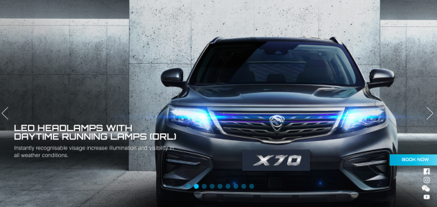 Proton X70 开放网上预订，RM99即可预订一辆新车