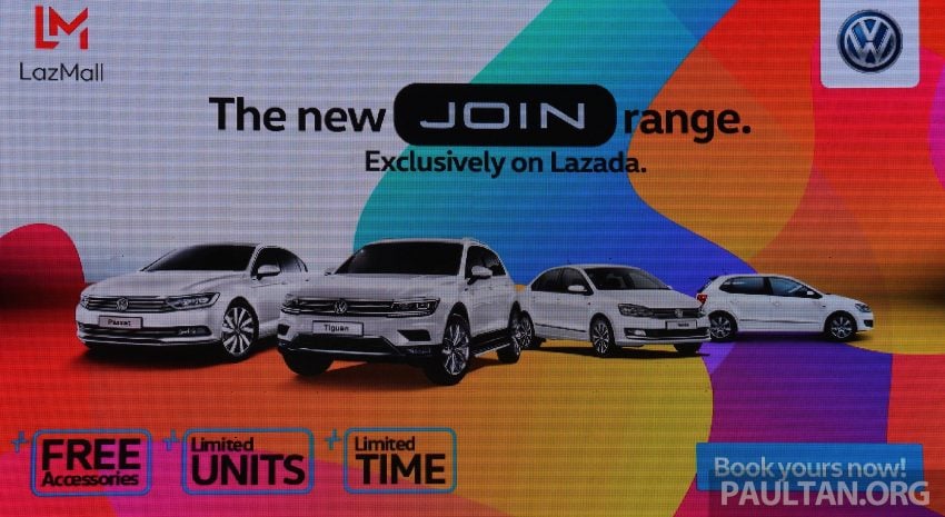 再度与Lazada联手，Volkswagen 推出 JOIN 特仕版系列 78555