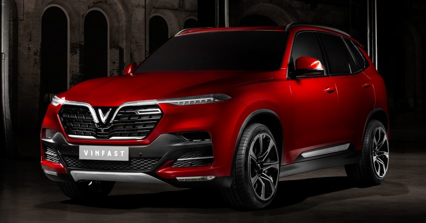 越南自主品牌 VinFast 在巴黎车展上正式发布首两款新车，LUX A2.0 Sedan 与 LUX SA2.0 SUV，主打豪华车市场 77787