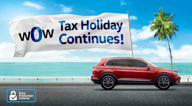 Volkswagen Malaysia 宣布延长免税优惠期限至11月结束为止，所有车款售价与0% GST时期一样，存货售完即止