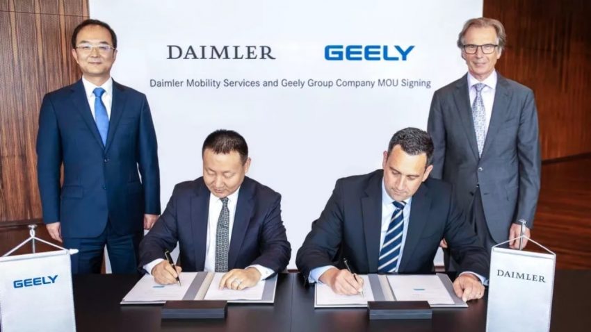 放眼高端专车出行，吉利与 Daimler 于中国共组合资公司 79345