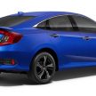 小改款 Honda Civic 于泰国发布，搭载 Honda Sensing