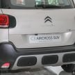 Citroen C3 Aircross 现身大马陈列室，搭载1.2L涡轮引擎