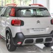 Citroen C3 Aircross 现身大马陈列室，搭载1.2L涡轮引擎