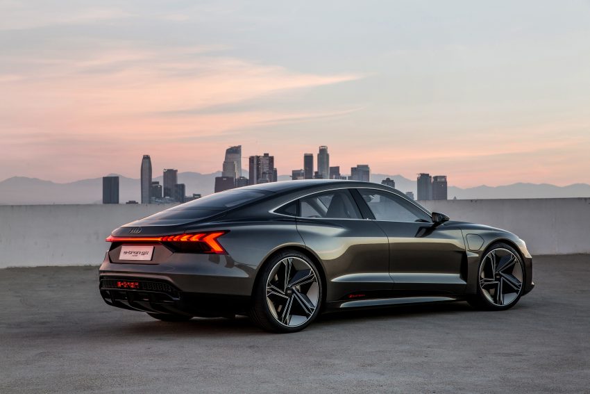 Audi e-tron GT 概念车洛杉矶车展亮相，纯电动582匹马力 83799