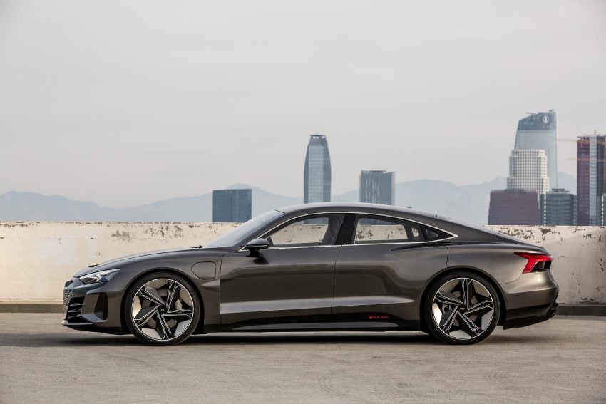 Audi e-tron GT 概念车洛杉矶车展亮相，纯电动582匹马力 83802