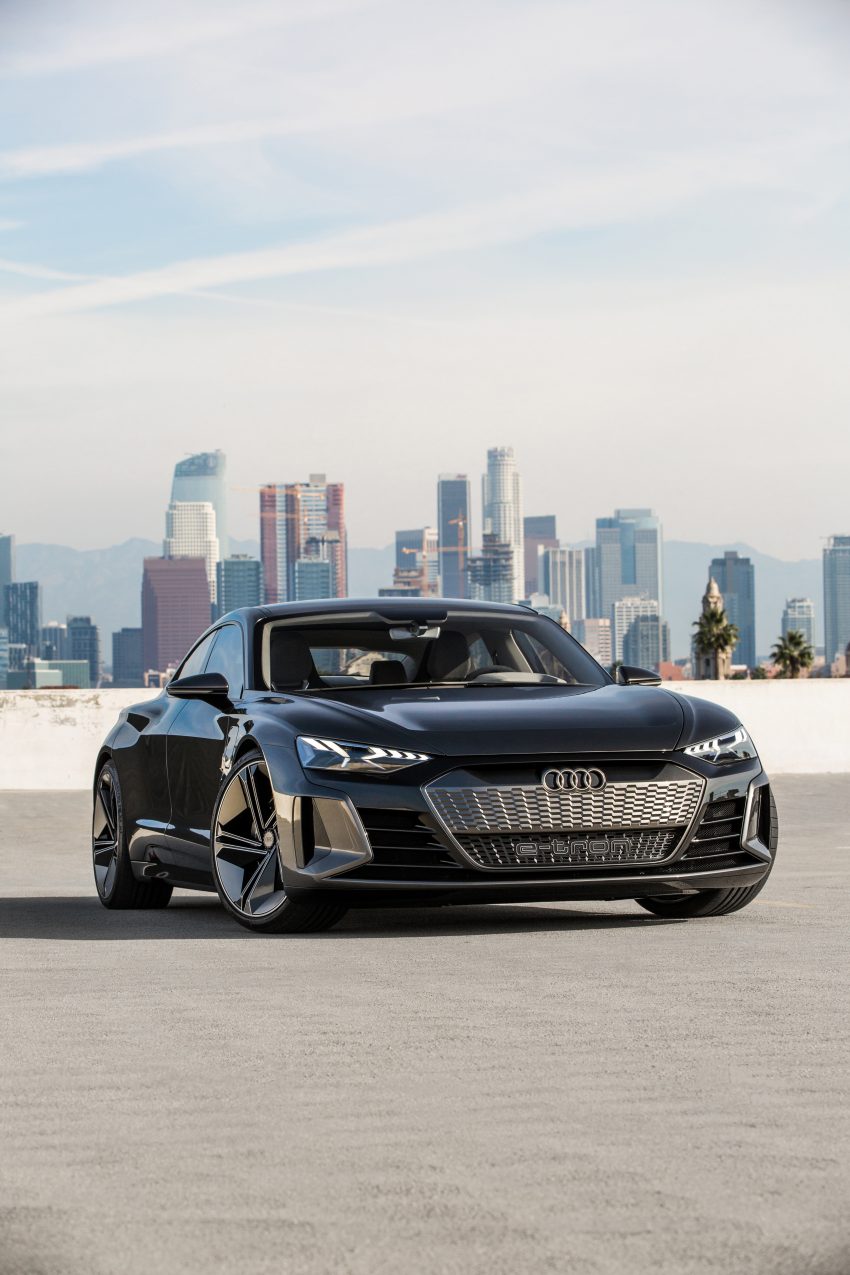 Audi e-tron GT 概念车洛杉矶车展亮相，纯电动582匹马力 83804