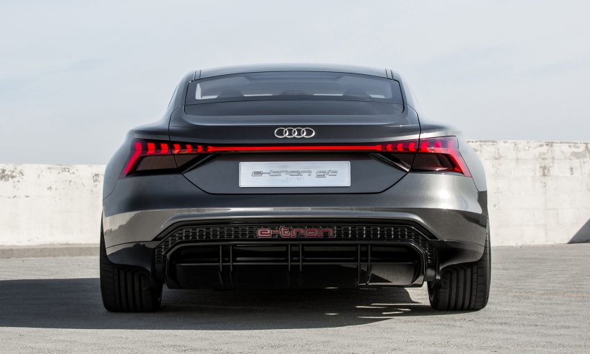 Audi e-tron GT 概念车洛杉矶车展亮相，纯电动582匹马力 83805