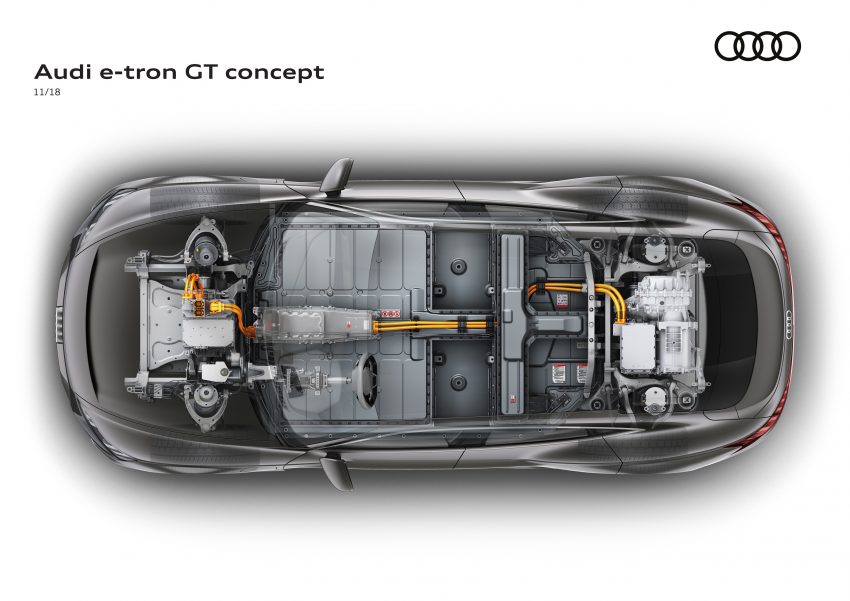 Audi e-tron GT 概念车洛杉矶车展亮相，纯电动582匹马力 83817