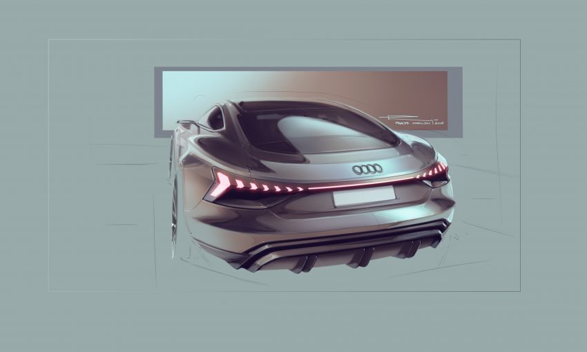 Audi e-tron GT 概念车洛杉矶车展亮相，纯电动582匹马力 83824