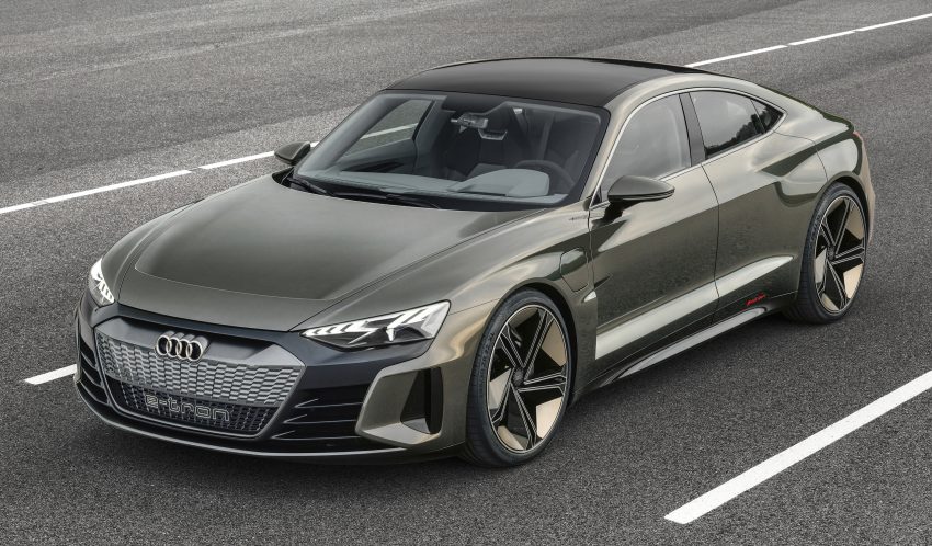Audi e-tron GT 概念车洛杉矶车展亮相，纯电动582匹马力 83789