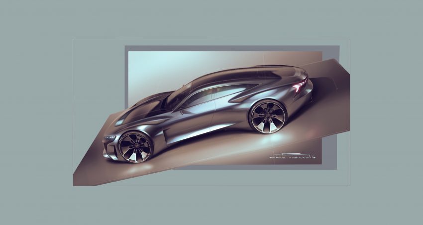 Audi e-tron GT 概念车洛杉矶车展亮相，纯电动582匹马力 83826