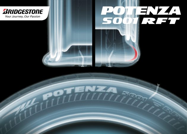 商业资讯：Bridgestone S001 RFT 包含 NanoPro-Tech 技术，对行车舒适、寿命与操控性能不妥协的失压续跑胎
