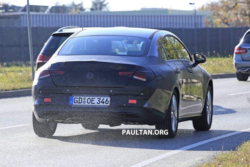 谍照：全新 C118 Mercedes-Benz CLA 无迷彩路测被捕获 81499