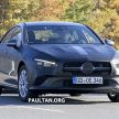谍照：全新 C118 Mercedes-Benz CLA 无迷彩路测被捕获