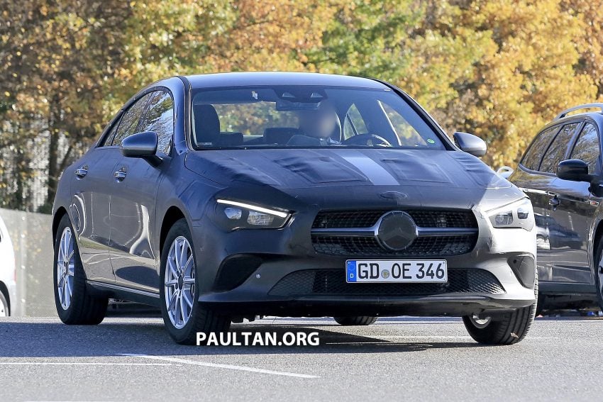 谍照：全新 C118 Mercedes-Benz CLA 无迷彩路测被捕获 81501