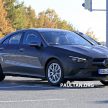 谍照：全新 C118 Mercedes-Benz CLA 无迷彩路测被捕获