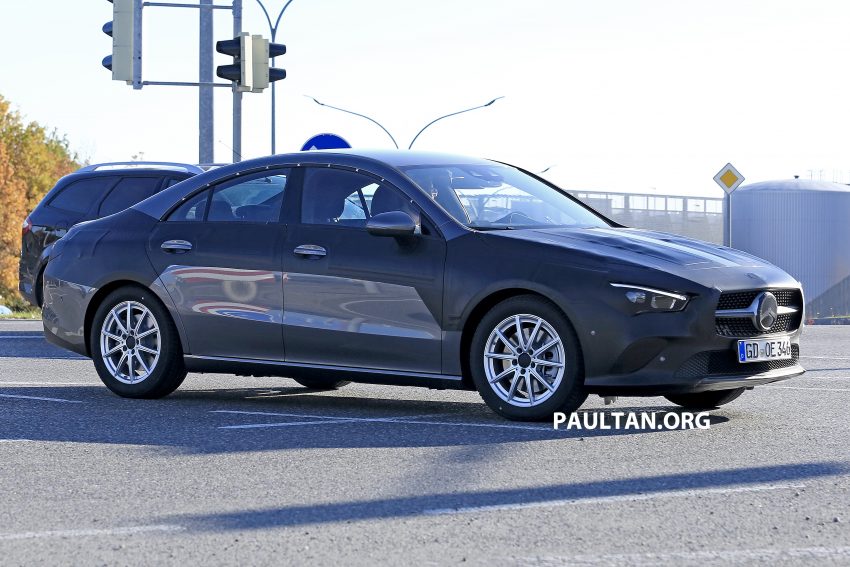 谍照：全新 C118 Mercedes-Benz CLA 无迷彩路测被捕获 81504
