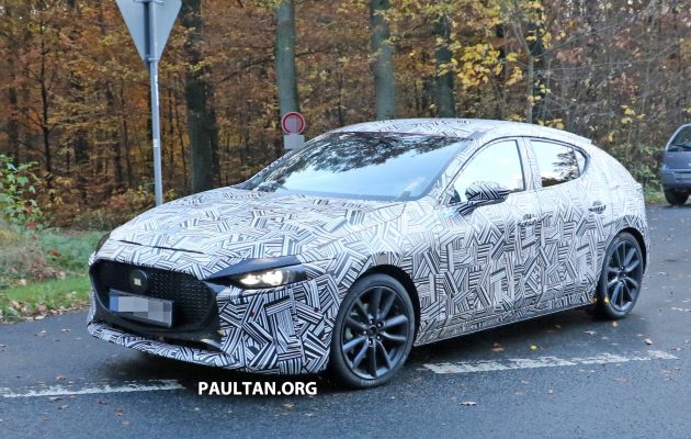 全新 Mazda 3 全球首发在即, 欧洲路测外观与内装谍照曝光