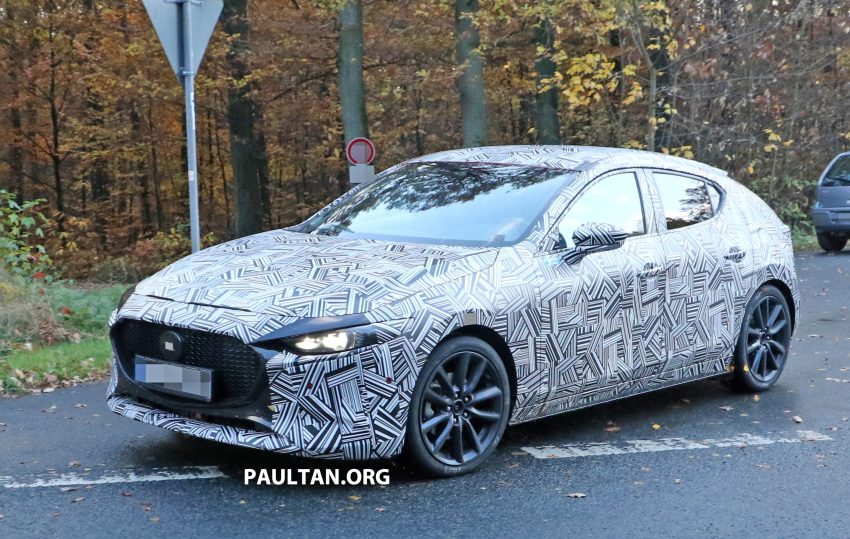 全新 Mazda 3 全球首发在即, 欧洲路测外观与内装谍照曝光 81782