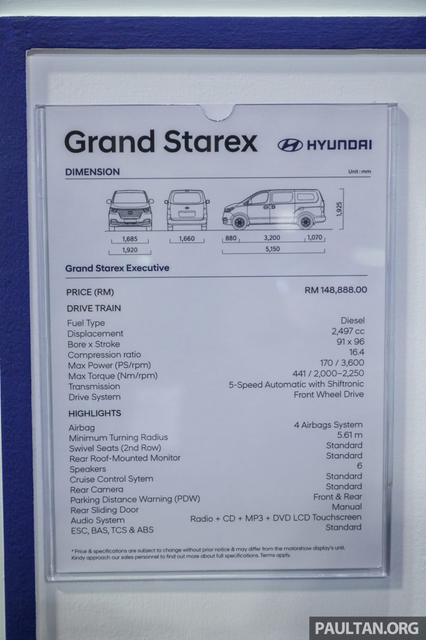 KLIMS18：小改款 Hyundai Grand Starex 本地正式开售 83287