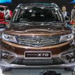 2018 Proton X70 SUV，四个等级完整规格列表详细看