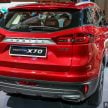 2018 Proton X70 SUV，四个等级完整规格列表详细看