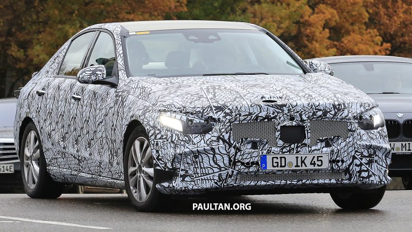 谍照：新一代 W206 Mercedes-Benz C-Class 路测被捕获 81434