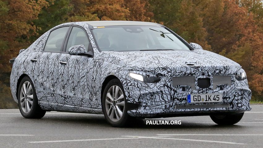 谍照：新一代 W206 Mercedes-Benz C-Class 路测被捕获 81435