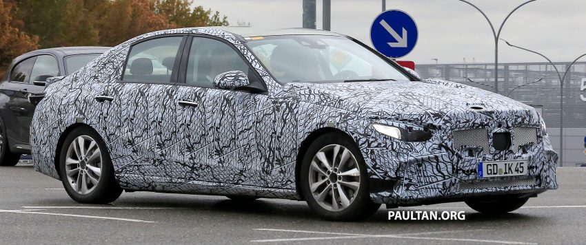 谍照：新一代 W206 Mercedes-Benz C-Class 路测被捕获 81436