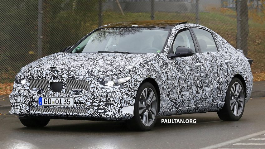 谍照：新一代 W206 Mercedes-Benz C-Class 路测被捕获 81445