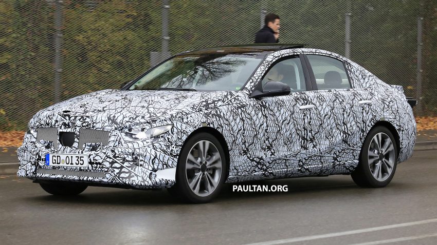 谍照：新一代 W206 Mercedes-Benz C-Class 路测被捕获 81446