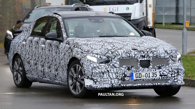 谍照:新一代 W206 Mercedes-Benz C-Class 路测被捕获