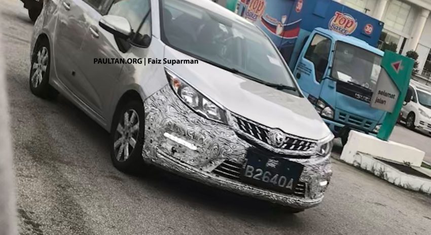 小改款 Proton Persona 路测谍照，改用新水箱护罩设计 84109