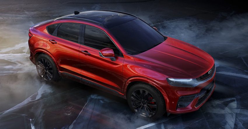 不跟家族风，全新吉利 Coupe SUV FY11 内饰官图发布 87155
