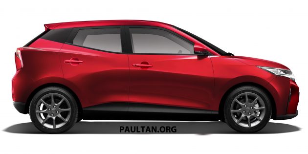 基于 X-Concept 绘制，新一代 Perodua Axia 构想图曝光