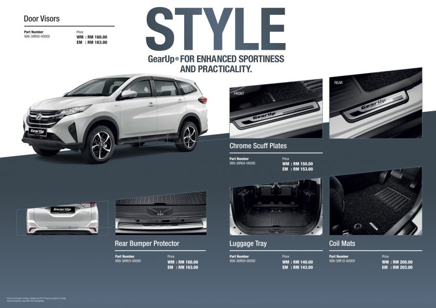 2019 Perodua Aruz SUV 完整专属 Gear Up 套件详细看 86104