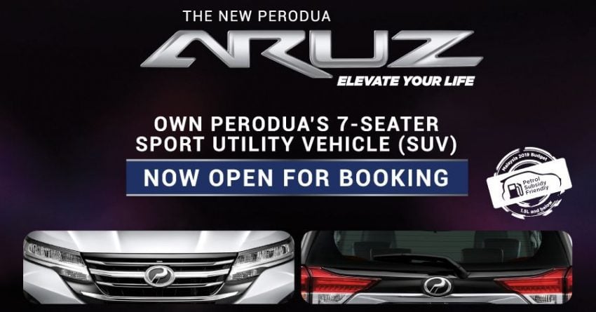 原厂官方宣布，全新七人座SUV Perodua Aruz 开放预订 85354