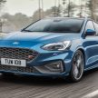 2019 Ford Focus ST Mk4 官图发布，提供汽柴油两种动力，2.3双涡流涡轮增压引擎最大输出达276 hp／430 Nm