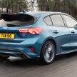 2019 Ford Focus ST Mk4 官图发布，提供汽柴油两种动力，2.3双涡流涡轮增压引擎最大输出达276 hp／430 Nm