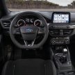 2019 Ford Focus ST Mk4 官图发布，提供汽柴油两种动力，2.3双涡流涡轮增压引擎最大输出达276 hp／430 Nm