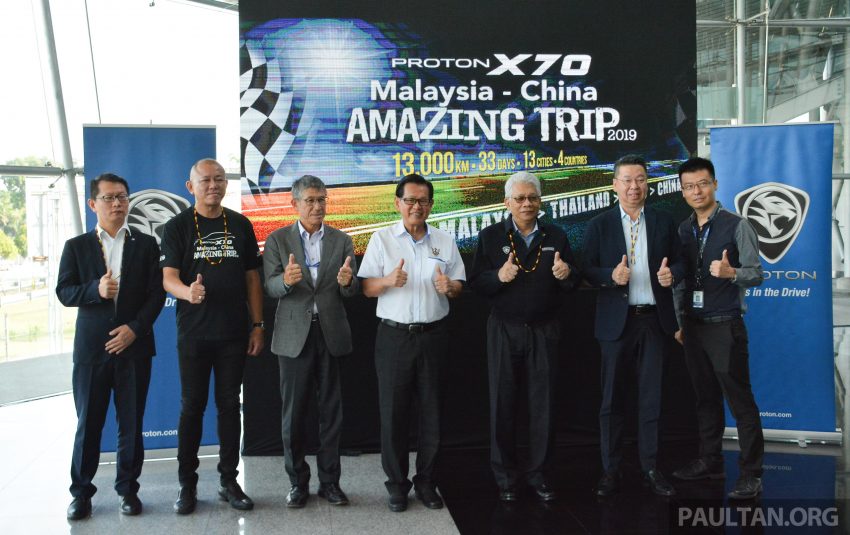 11辆 Proton X70 组车队回娘家，远征中国杭州吉利总部 88922
