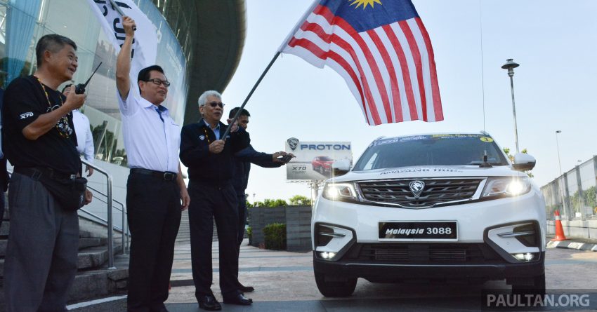 11辆 Proton X70 组车队回娘家，远征中国杭州吉利总部 88925