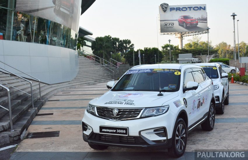 11辆 Proton X70 组车队回娘家，远征中国杭州吉利总部 88912