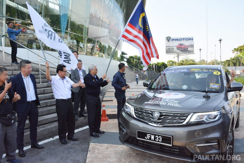 11辆 Proton X70 组车队回娘家，远征中国杭州吉利总部 88930