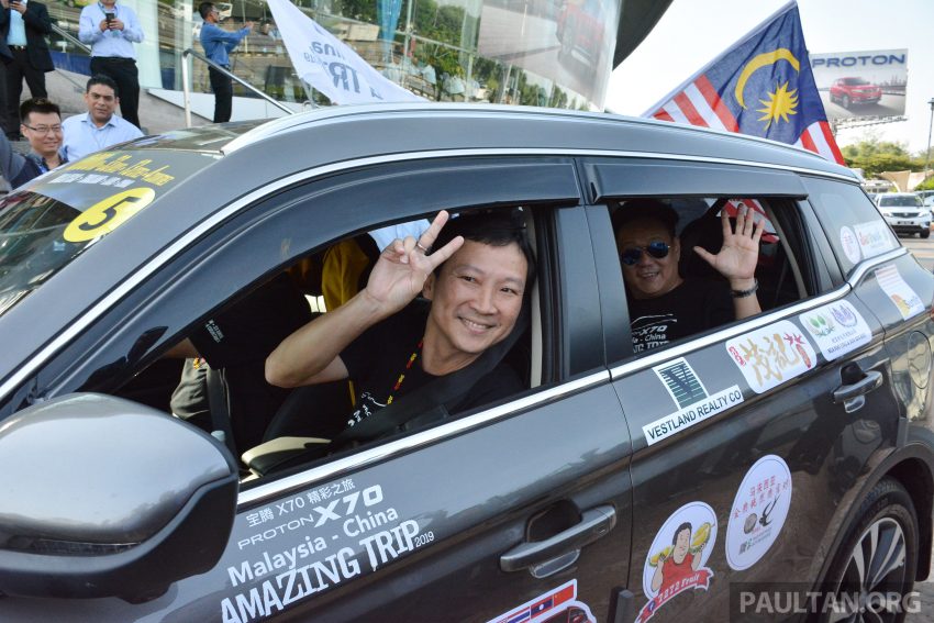 11辆 Proton X70 组车队回娘家，远征中国杭州吉利总部 88933