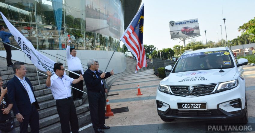 11辆 Proton X70 组车队回娘家，远征中国杭州吉利总部 88934