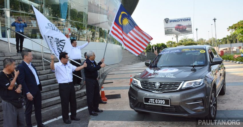 11辆 Proton X70 组车队回娘家，远征中国杭州吉利总部 88935