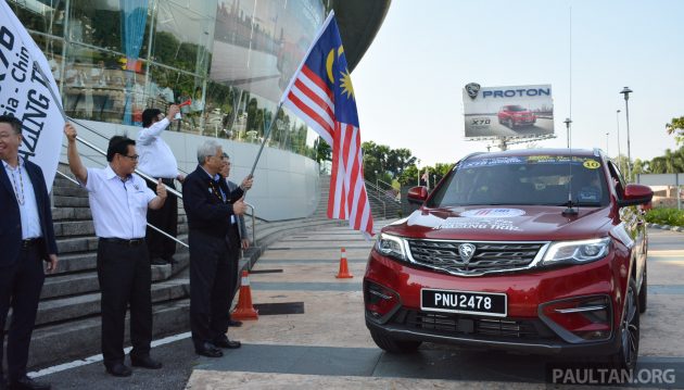 11辆 Proton X70 组车队回娘家，远征中国杭州吉利总部